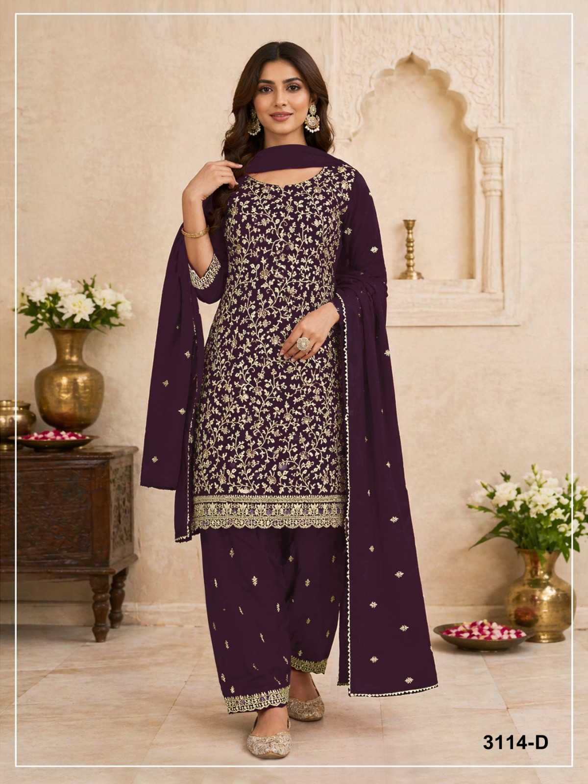 Pavitra Heavy Silk Embroidery Suit