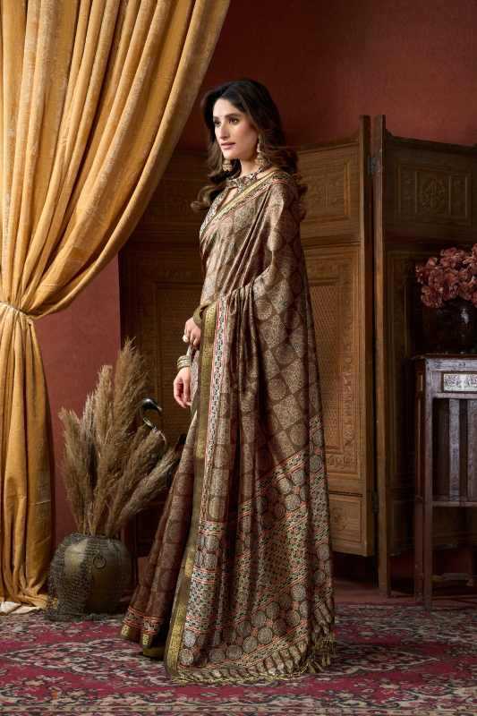 Saamaira Heavy Silk Printed Saree