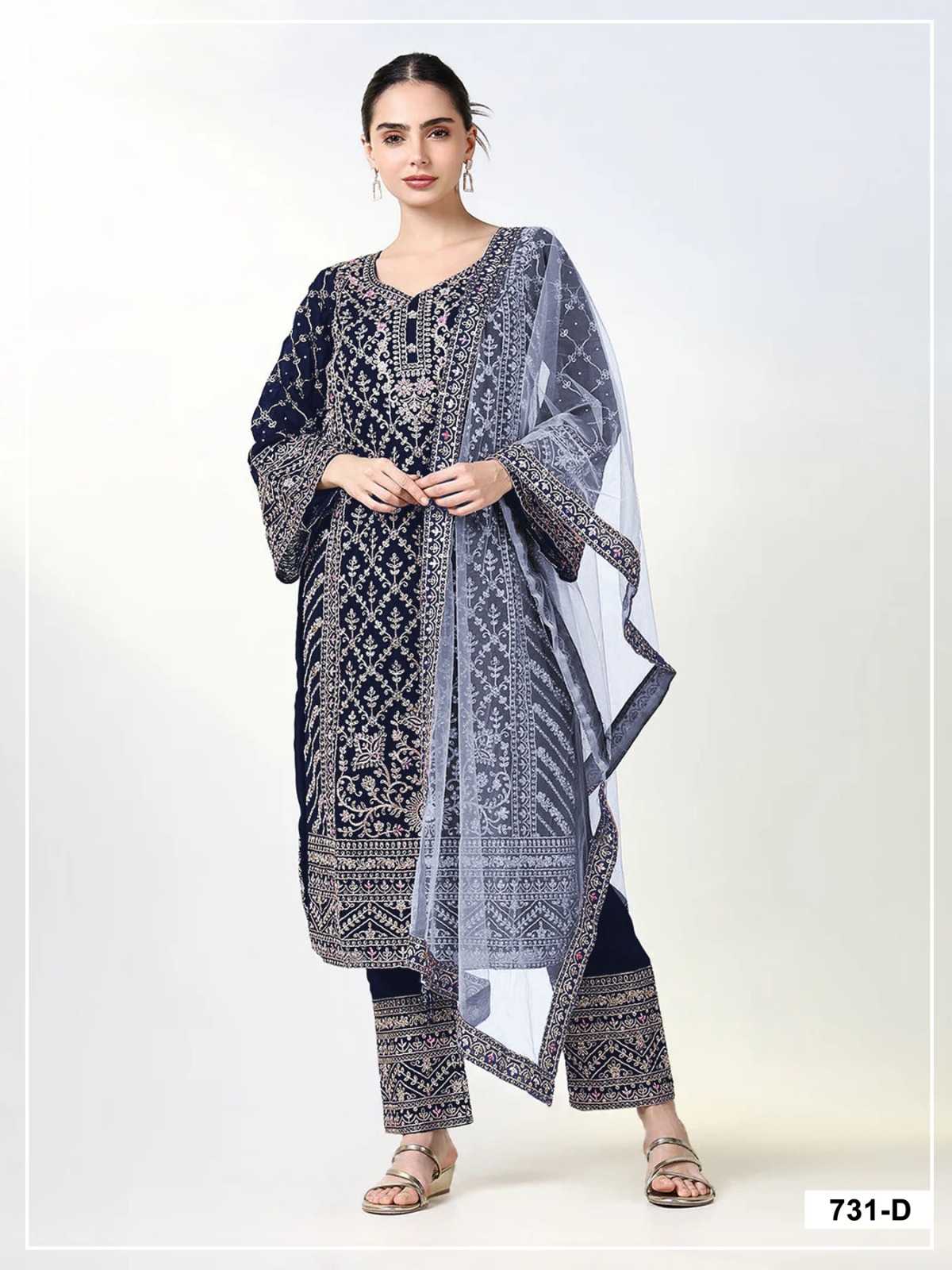 Heavy Silk Georgette Suit