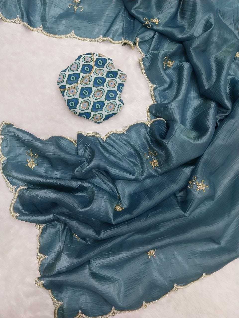 Crush Silk Handloom Saree