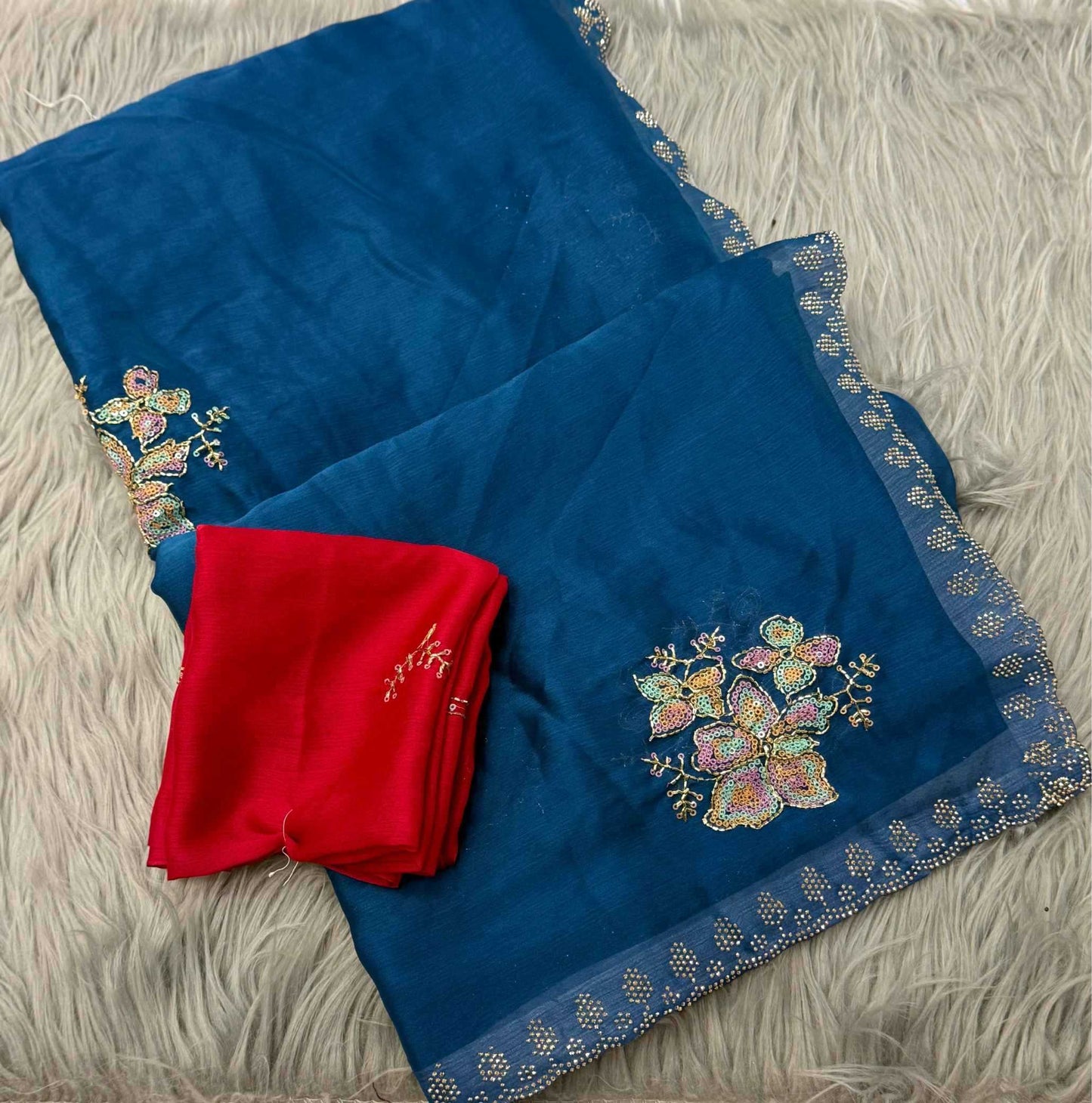 Chiffon Designer Saree