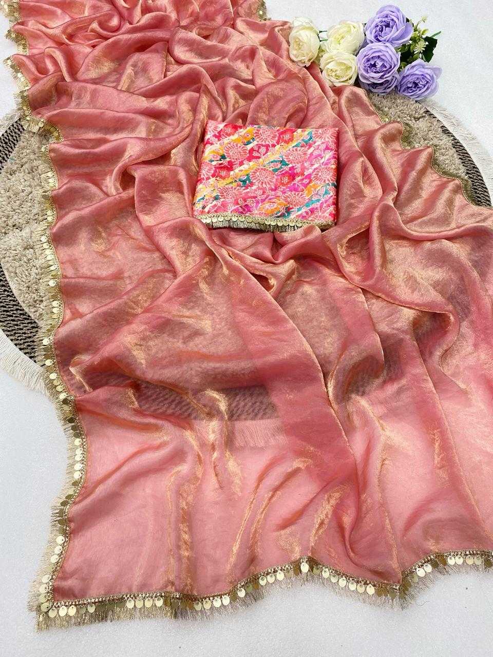 Satin Designer Saree