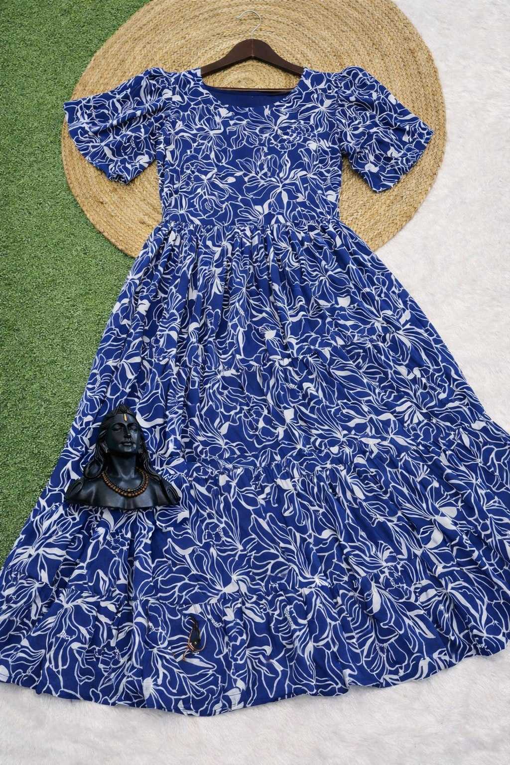 Faux Georgette Maxi Dress