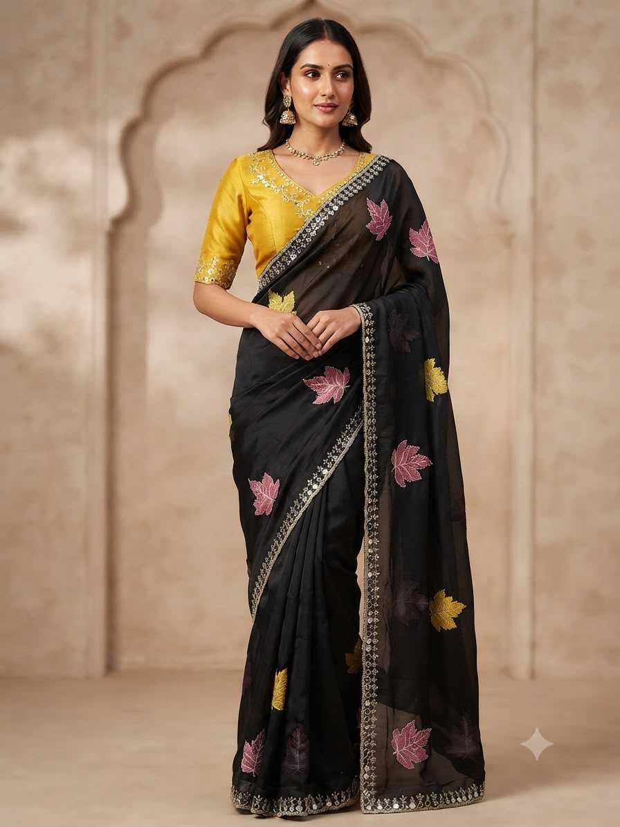 Aaradhana Rangoli Silk Party Wear Saree