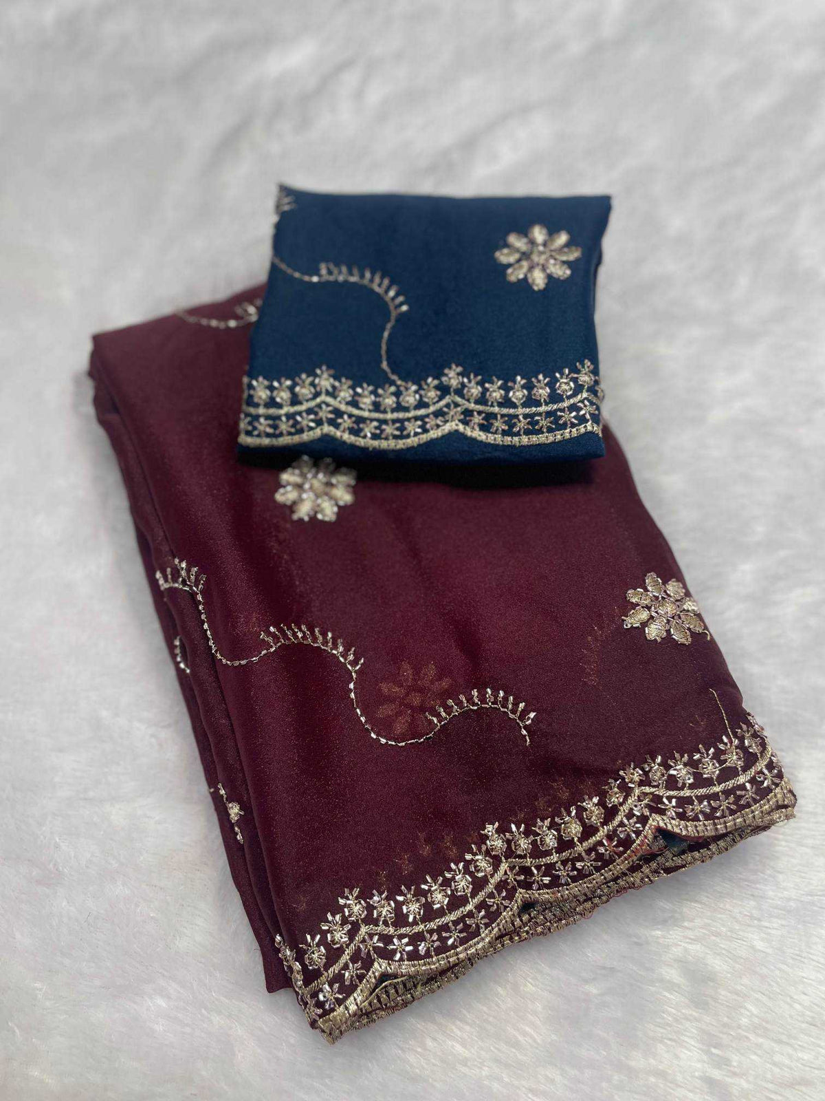 Juhi Premium Georgette Designer Saree
