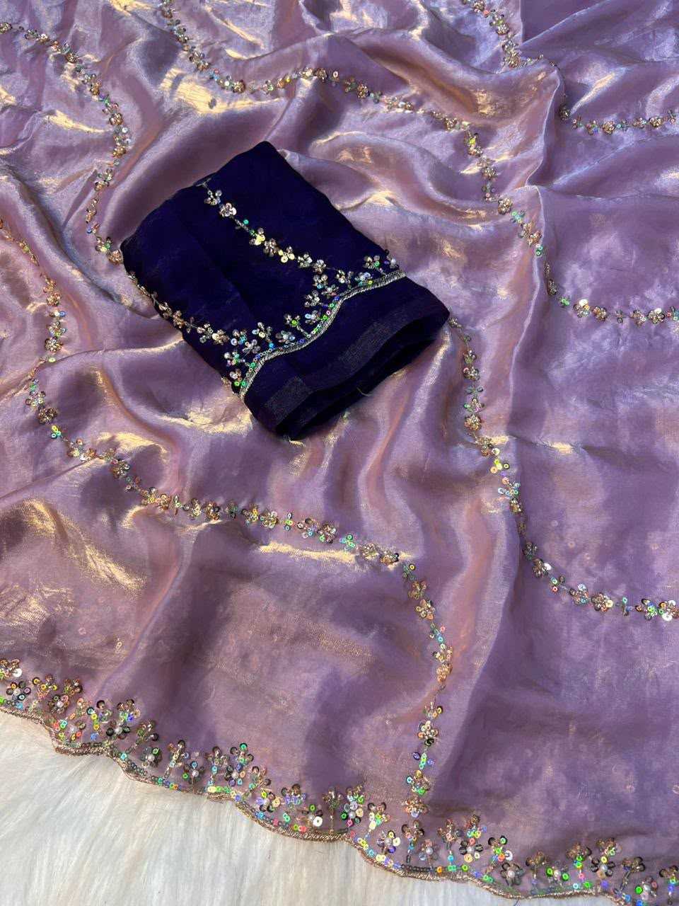 Siddhi Satin Designer Saree