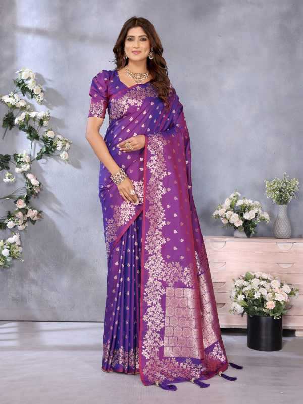 Kesar Banarasi Soft Silk Designer Saree