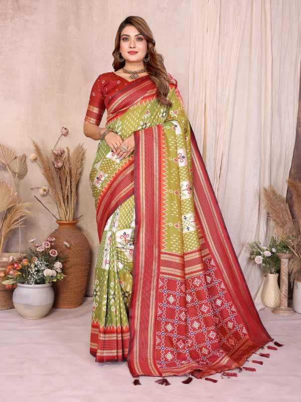 Meera Soft Silk Designer Saree