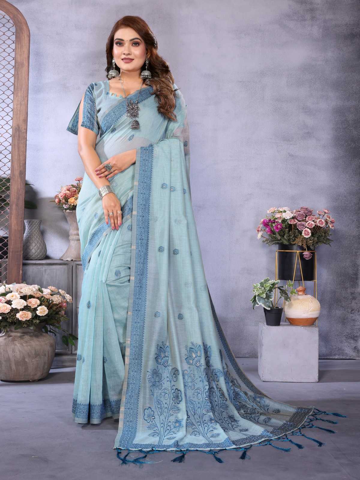 Parmeshwari Cotton Jacquard Saree