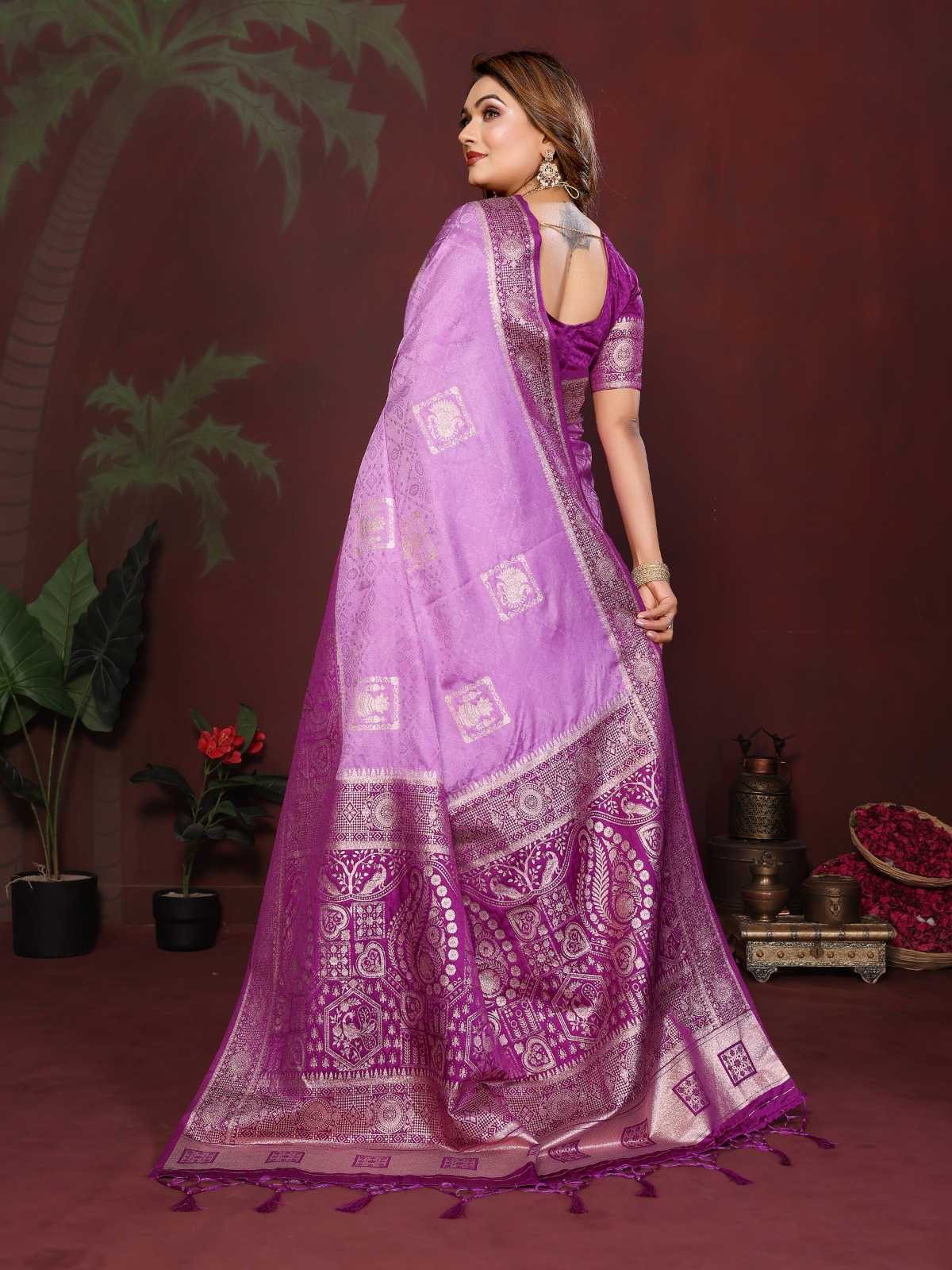 Satin Silk Butta Saree