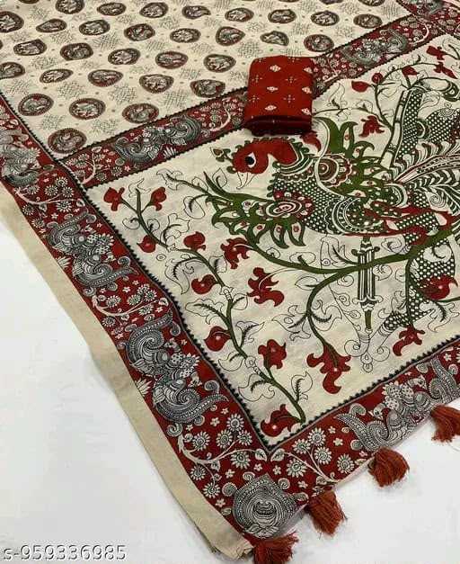 Pure Linen Designer Saree JT-139332