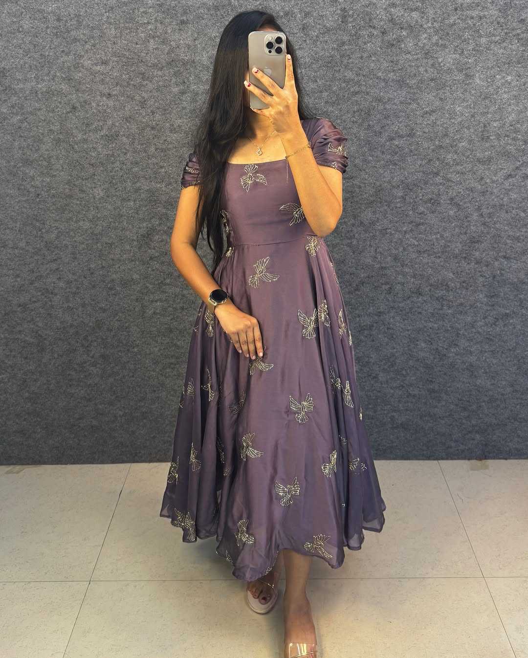 Rangoli Silk Fancy Gown