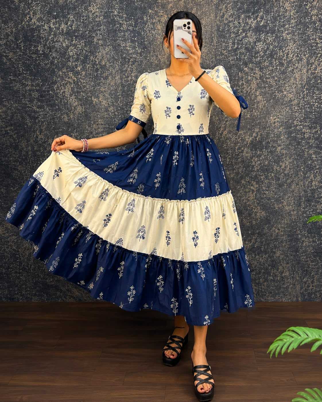 Sayali Cotton Printed Gown