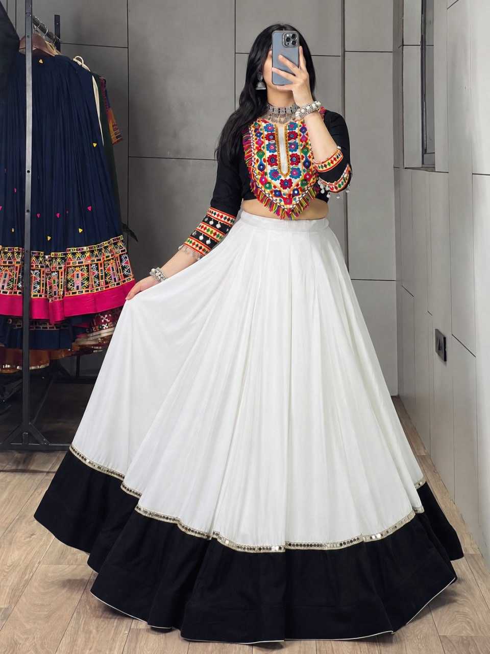 Cotton Traditional Lehenga in Baby Pink