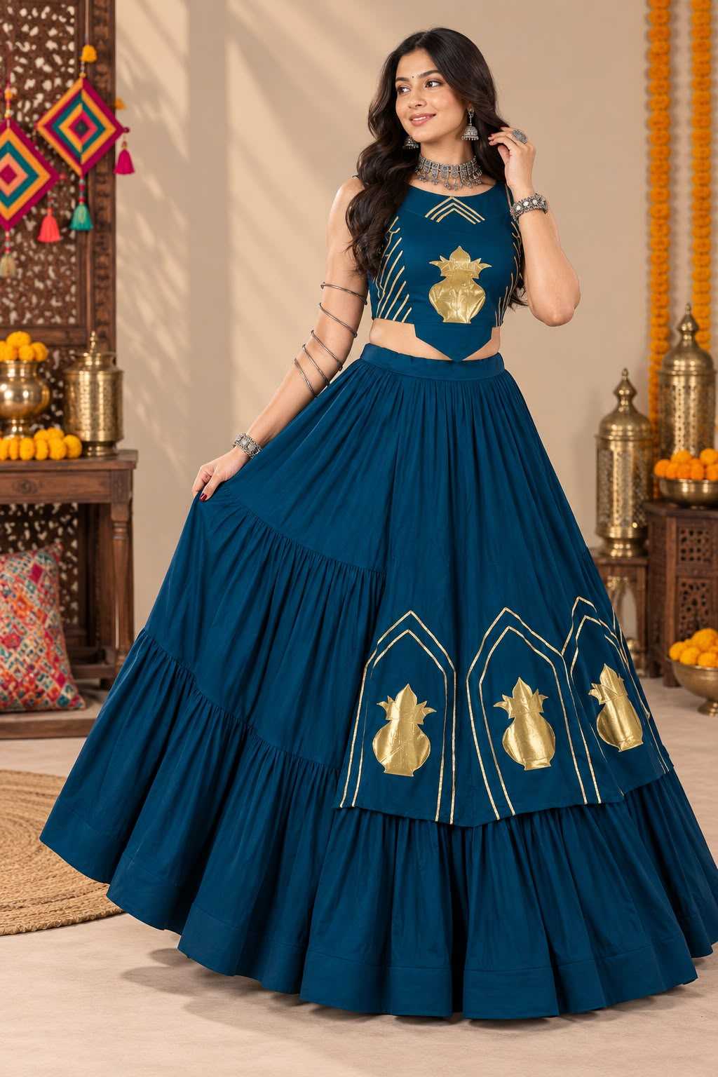Cotton Designer Lehenga