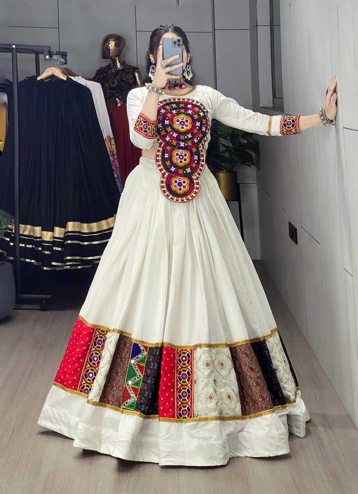 Cotton Printed Lehenga 8054