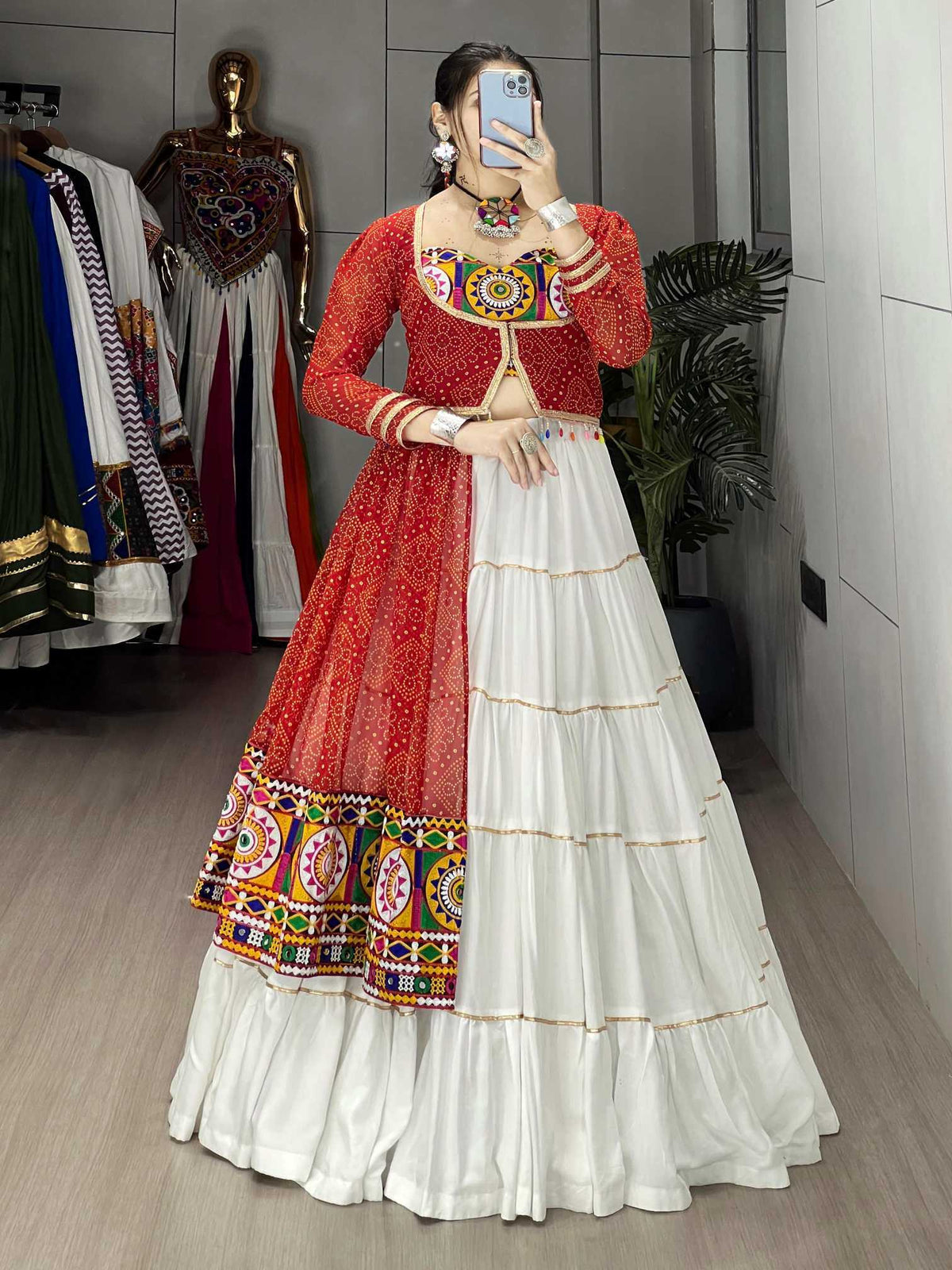 Cotton Traditional Lehenga 8066