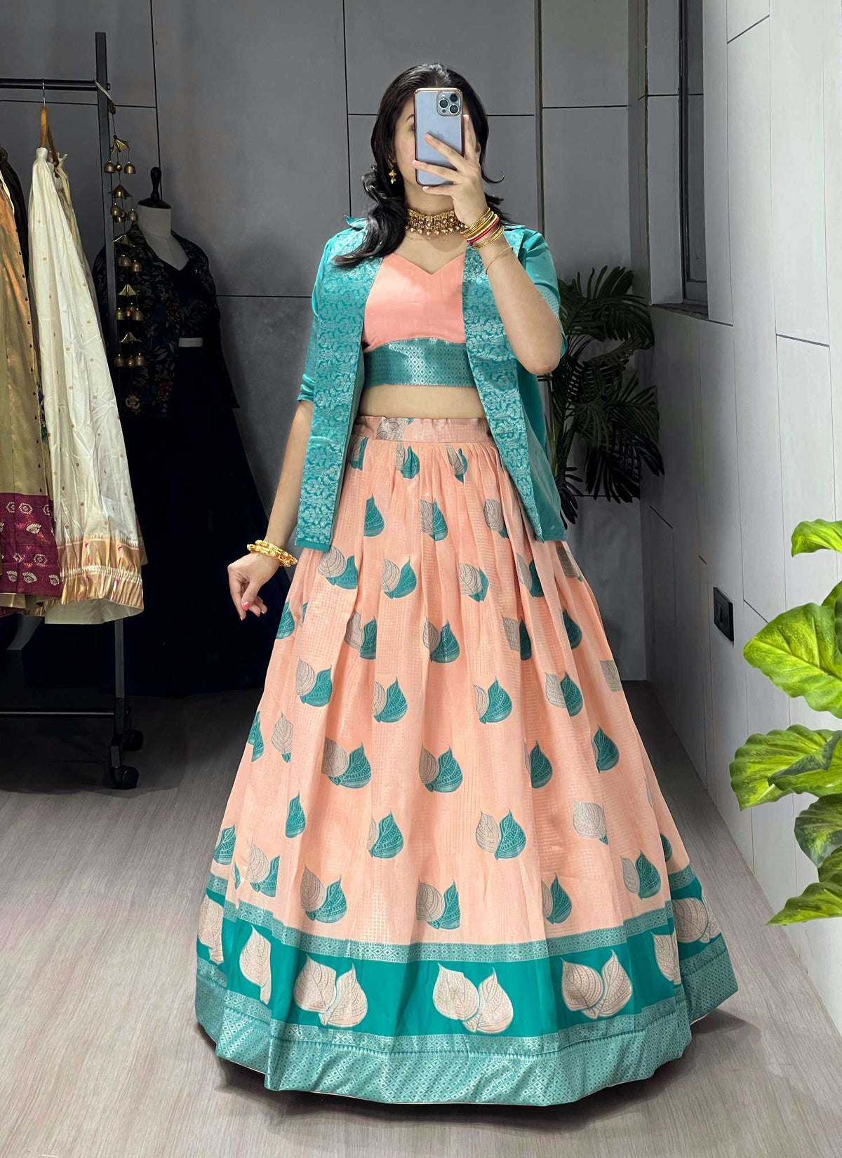 Silk Designer Lehenga