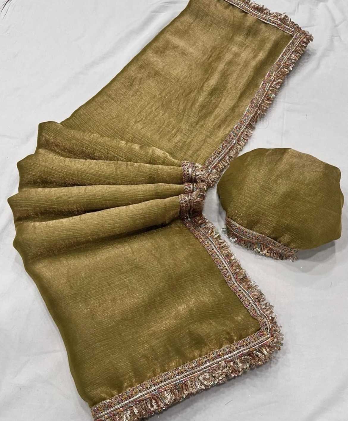 Chiffon Designer Saree in Grey