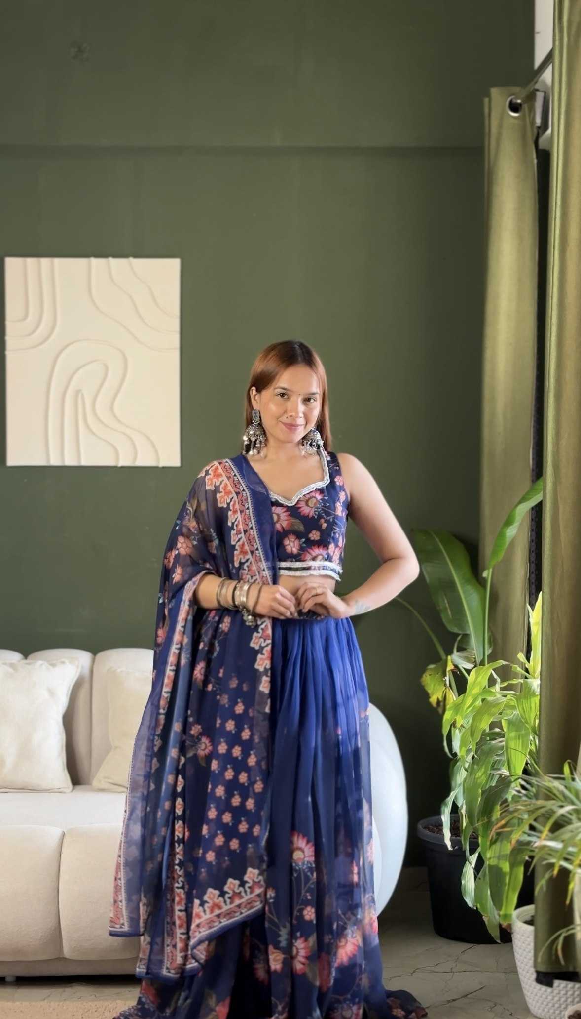 Faux Georgette Designer Lehenga
