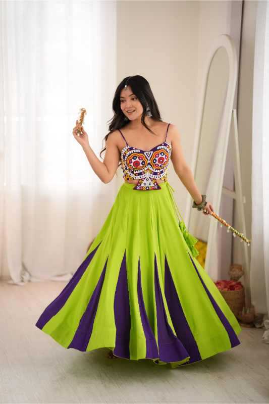 Heavy Rayon Embroidered Lehenga