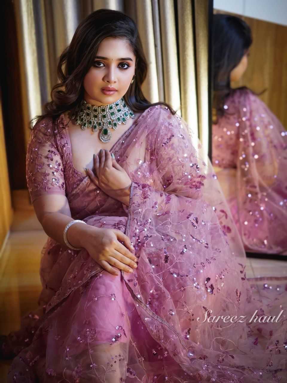 Priyanka Butterfly Net Designer Saree