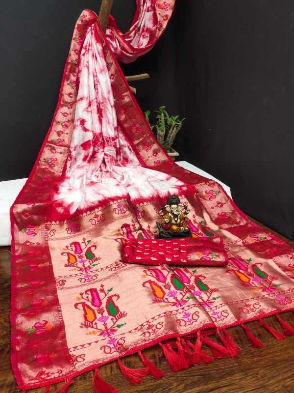 Paithani Silk Printed Saree