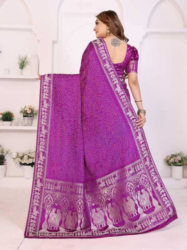 Satin Silk Printed Saree