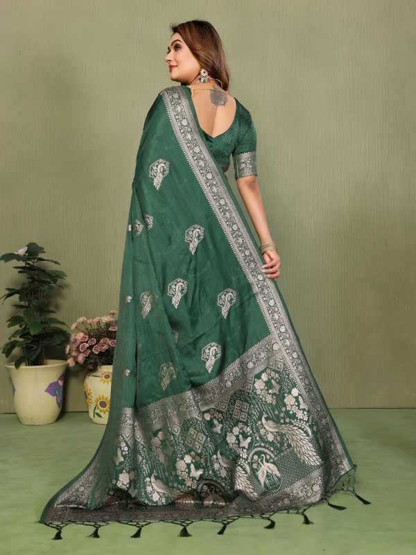 Satin Silk Butta Saree