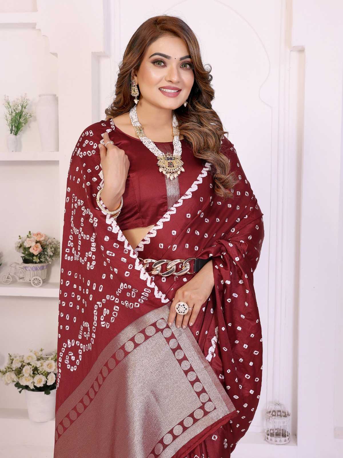 Shwetaki Satin Silk Soft Saree