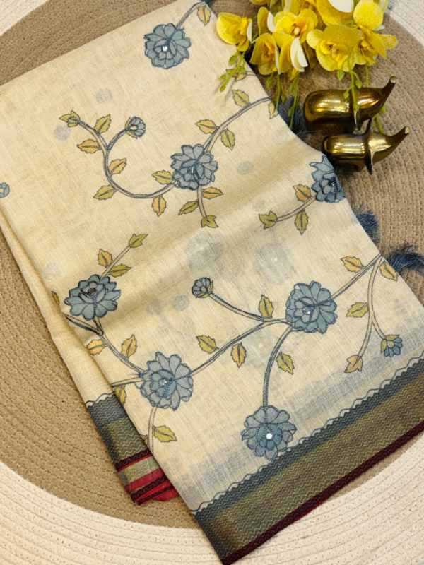 GAL Linen Designer Saree