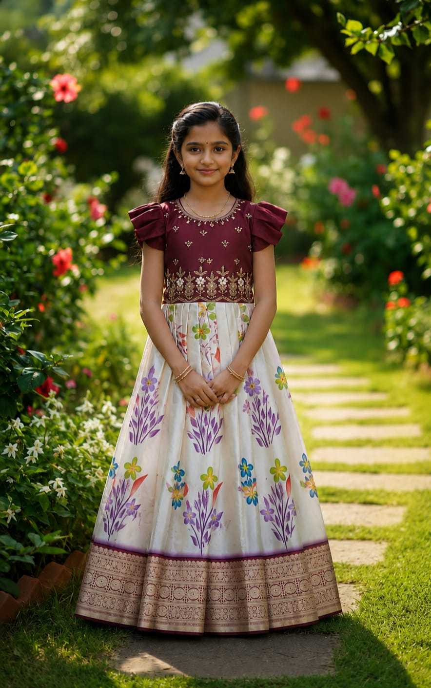 Prod Pure Silk Kids Gown