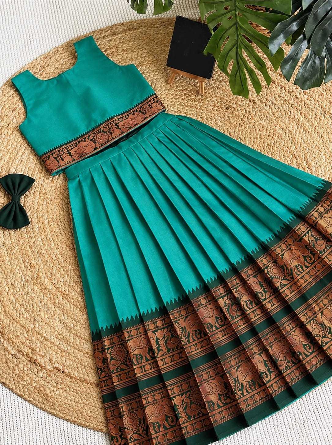 Same Pure Silk Kids Lehenga