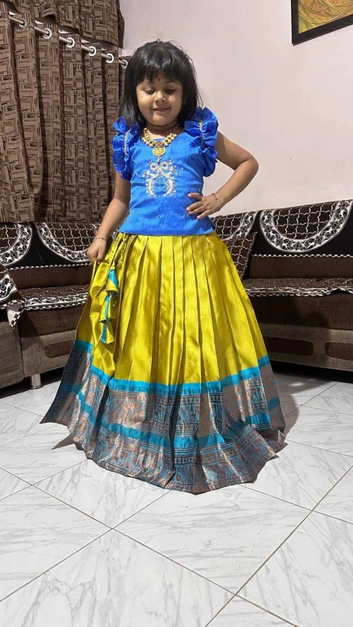 Twisha Pure Silk Ethnic Kids Wears