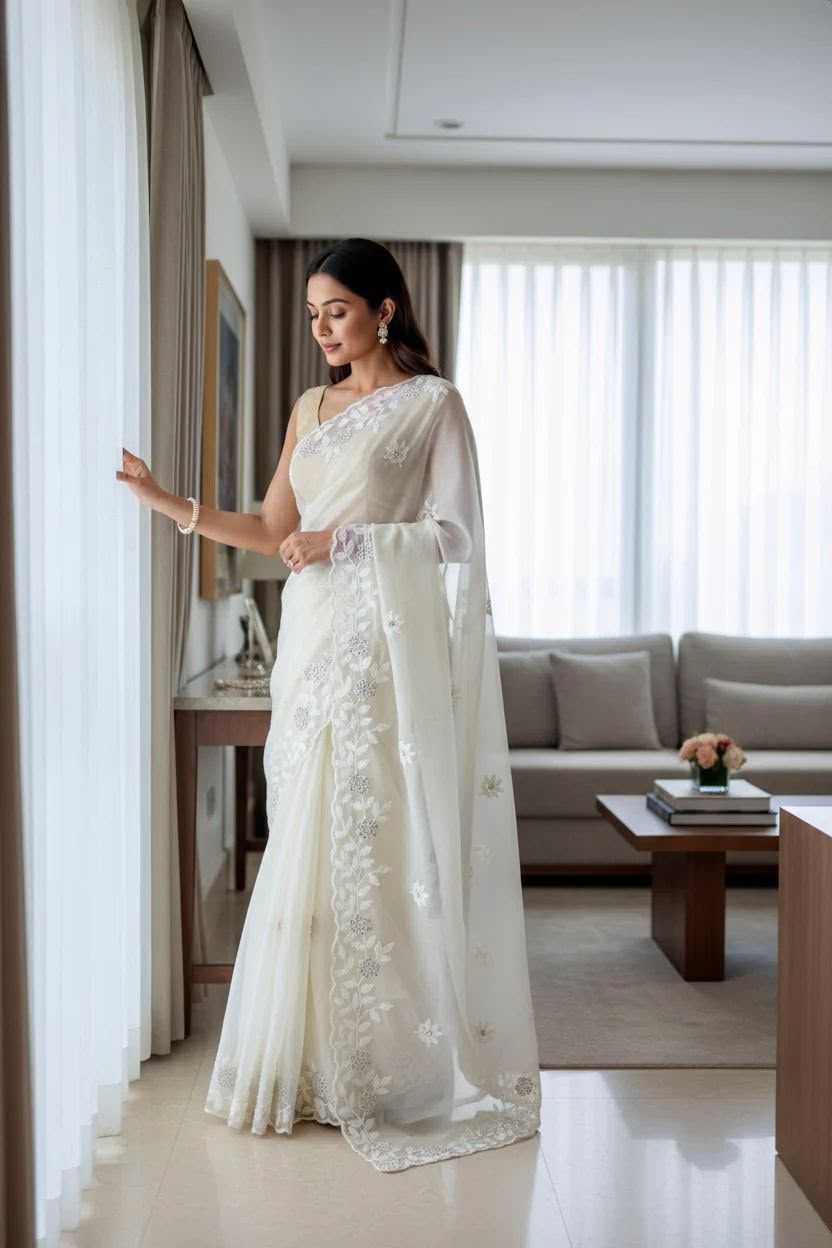 Anvi Organza Saree