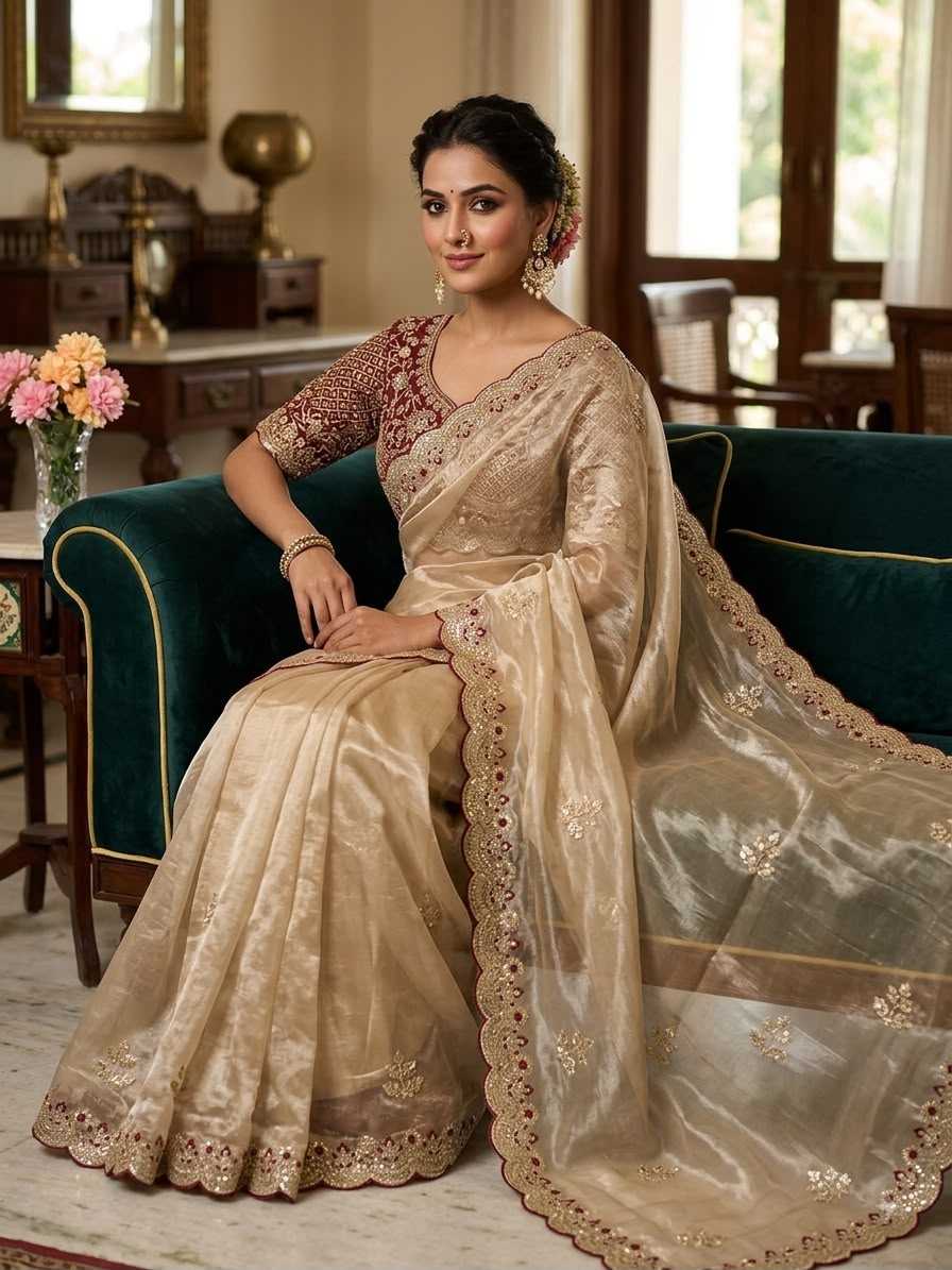 Space Silk Soft Saree