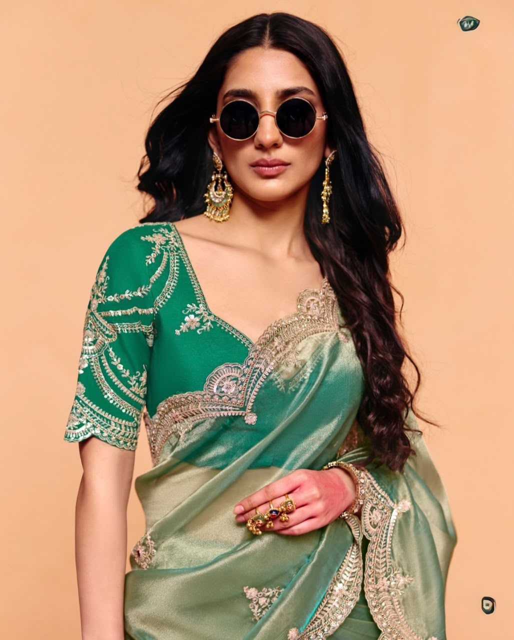 Chiffon Sequence Saree