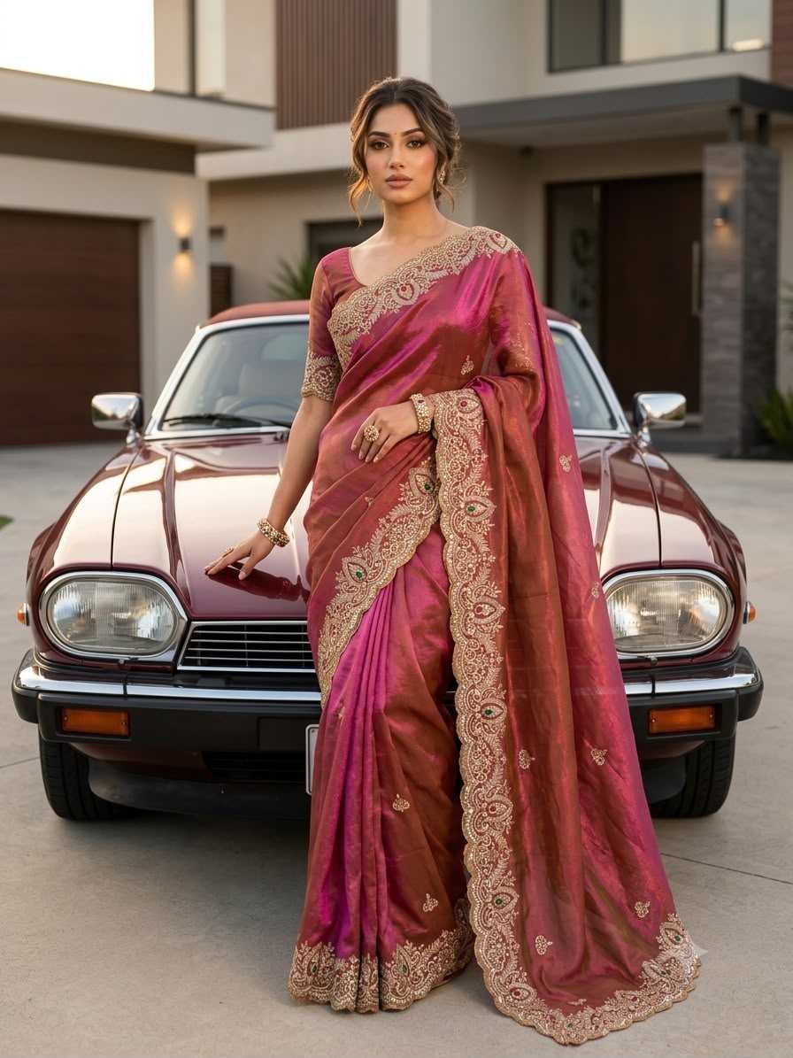 Satin Silk Traditional Saree