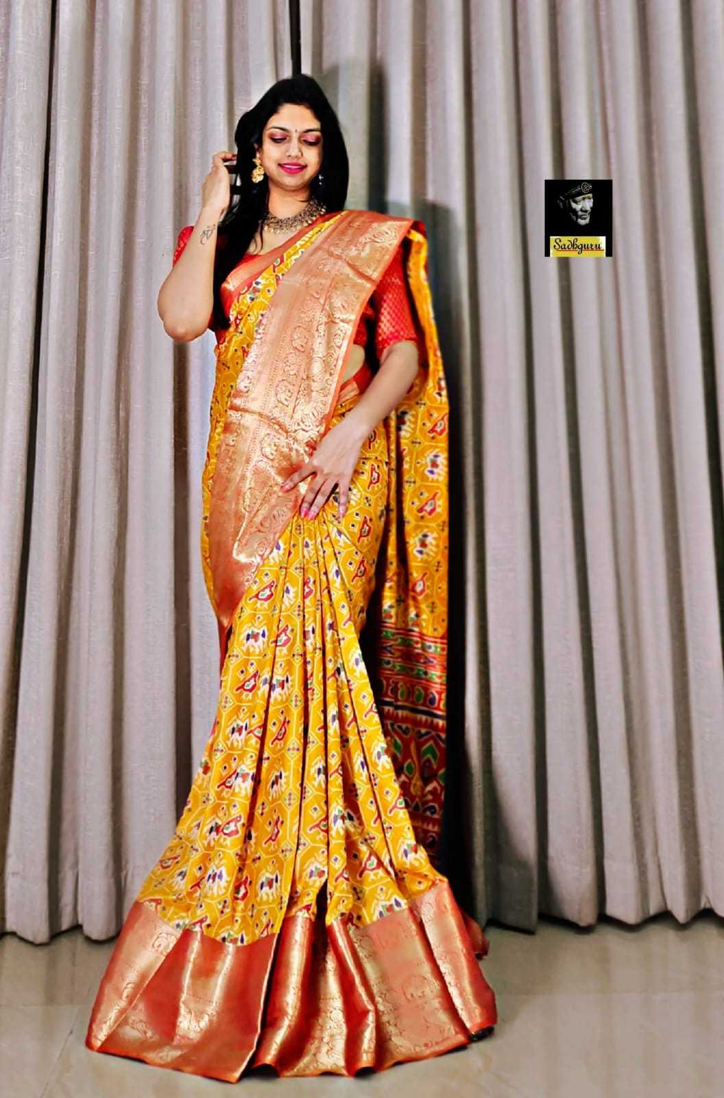 Drop Cotton Printed Saree