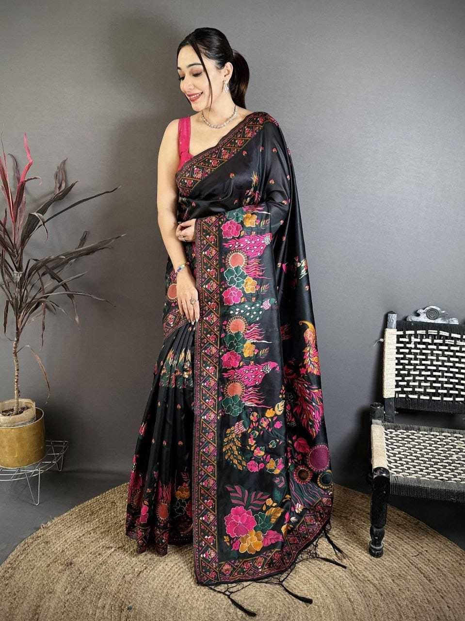 Pashmina Designer Saree JT-138438