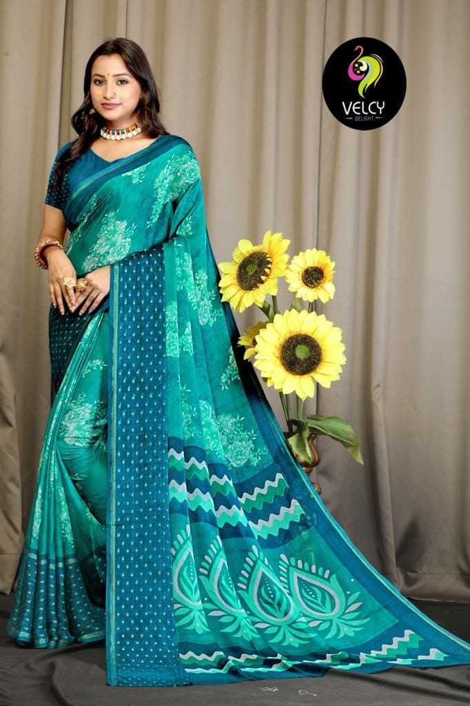 Rasbari Viscos Chifon Chiffon Saree