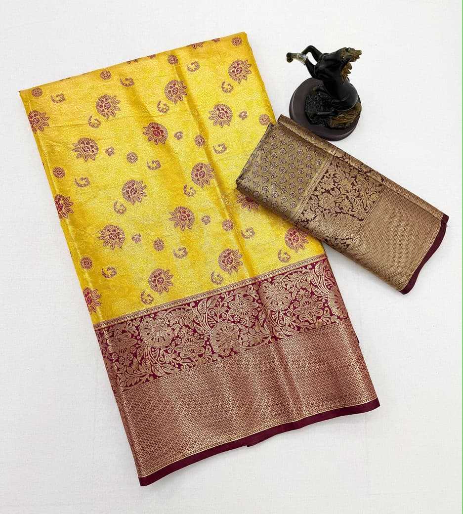 Tissue Kanjivaram Silk Designer Saree