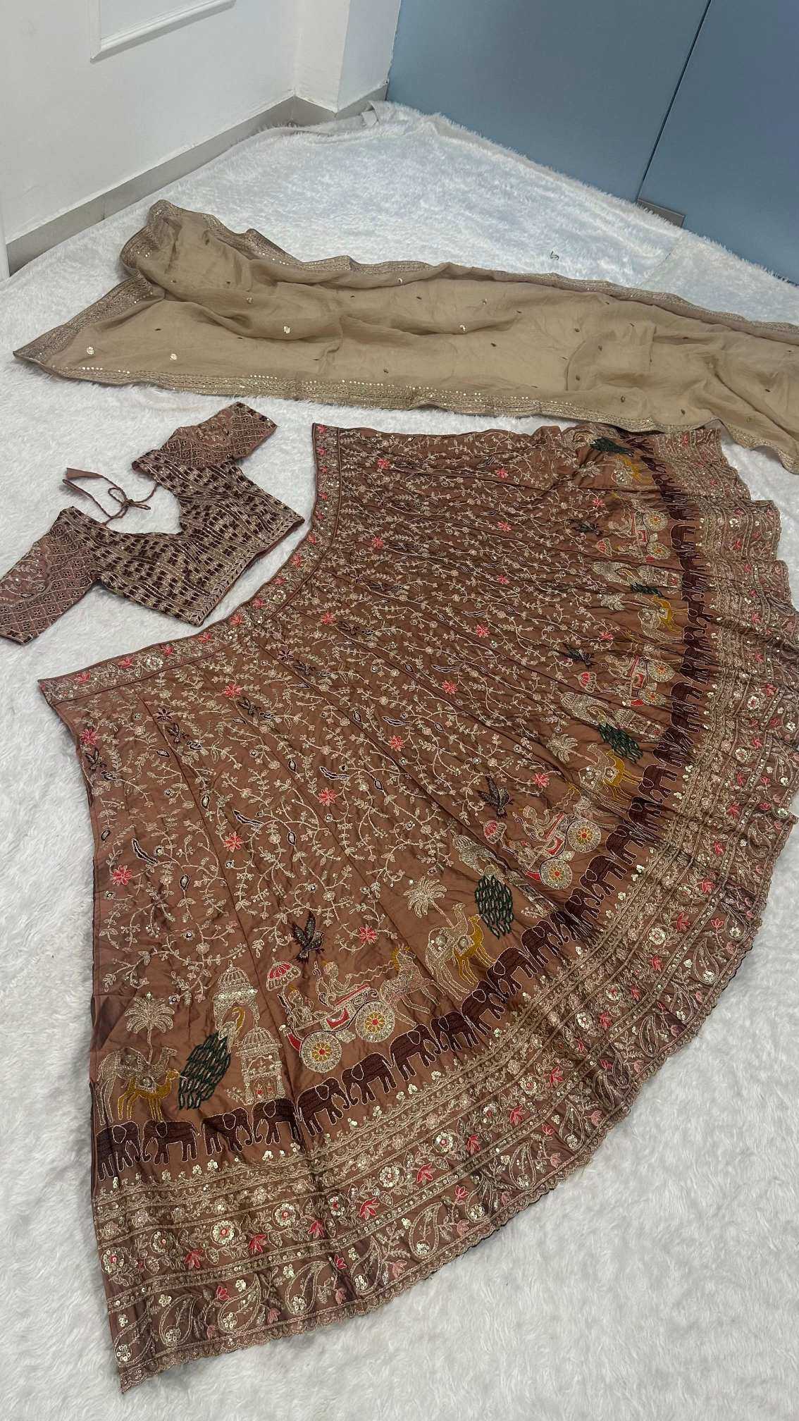 Kasturi Silk Lehenga JT-146084