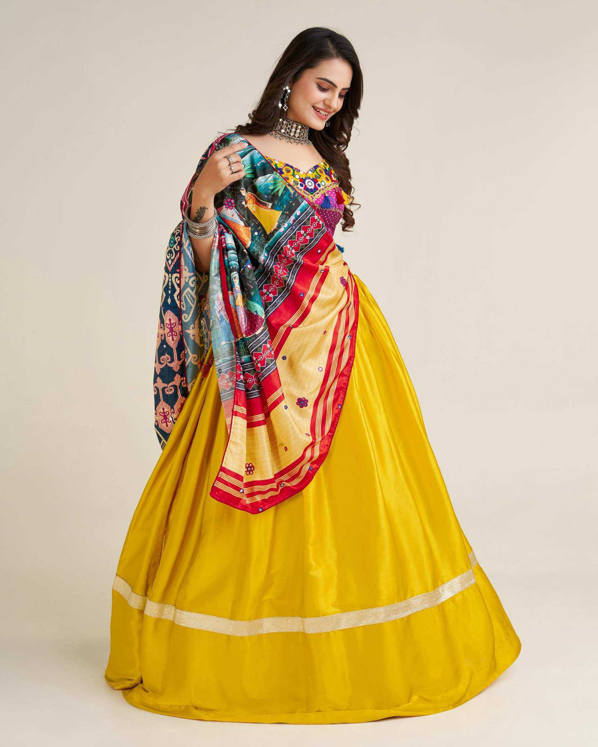 Satin Silk Designer Lehenga JT-146093