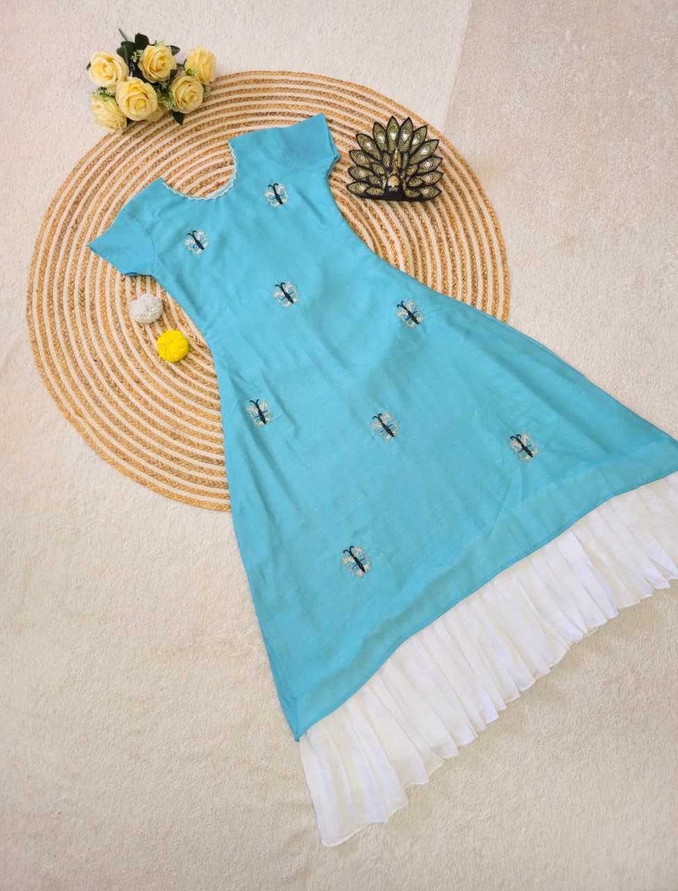 Vichitra Silk Kurti