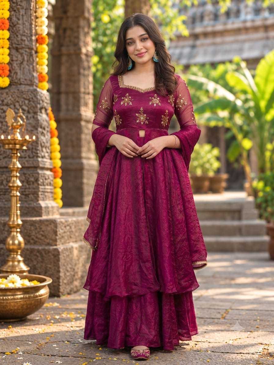 Space Silk Designer Lehenga