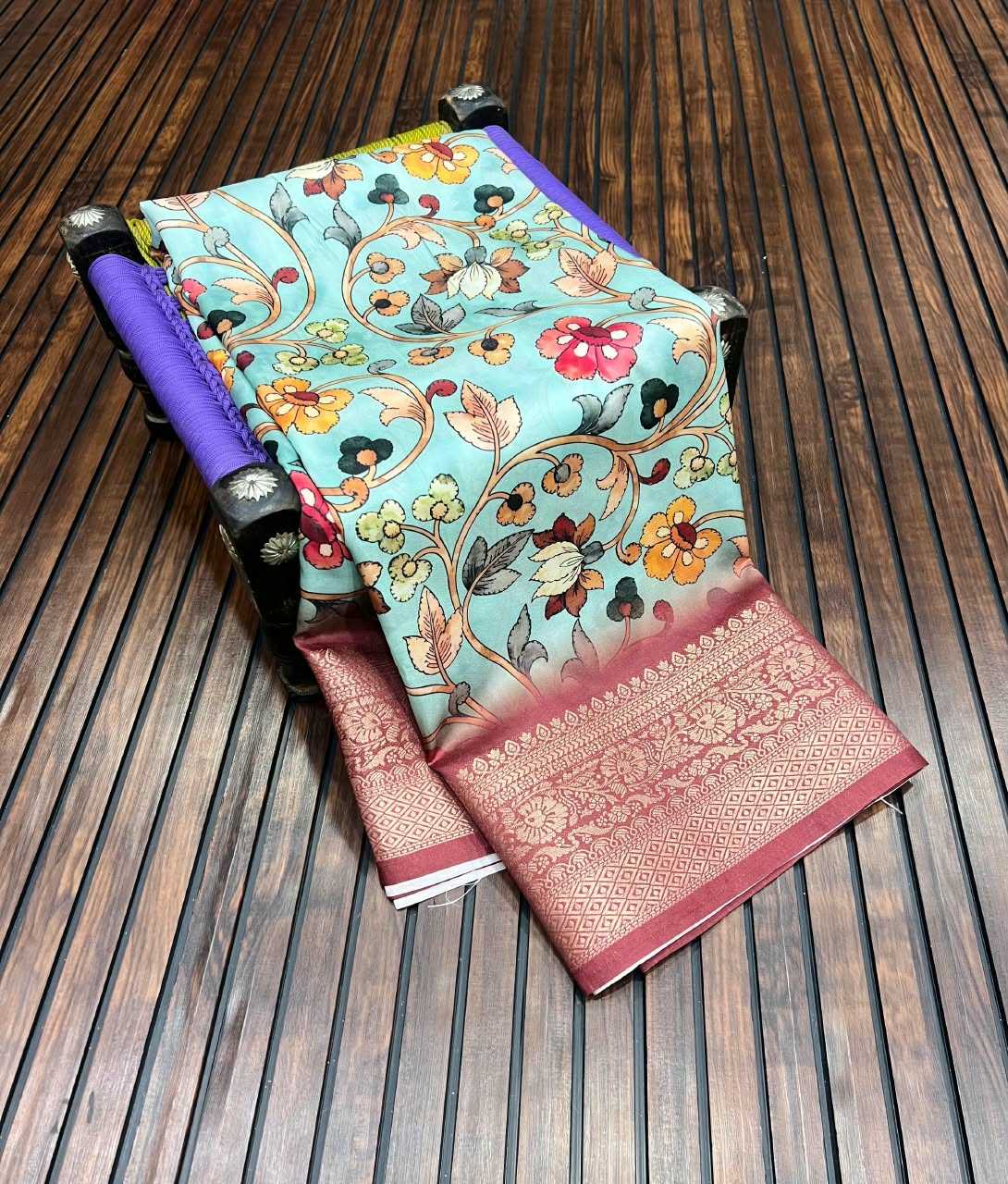 Lichi Silk Dola Saree