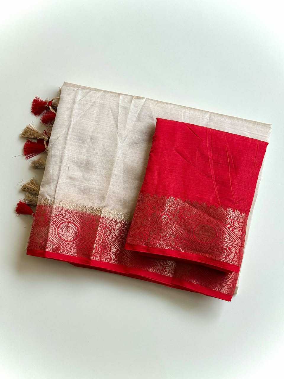 Aadhvini Tussar Silk Saree