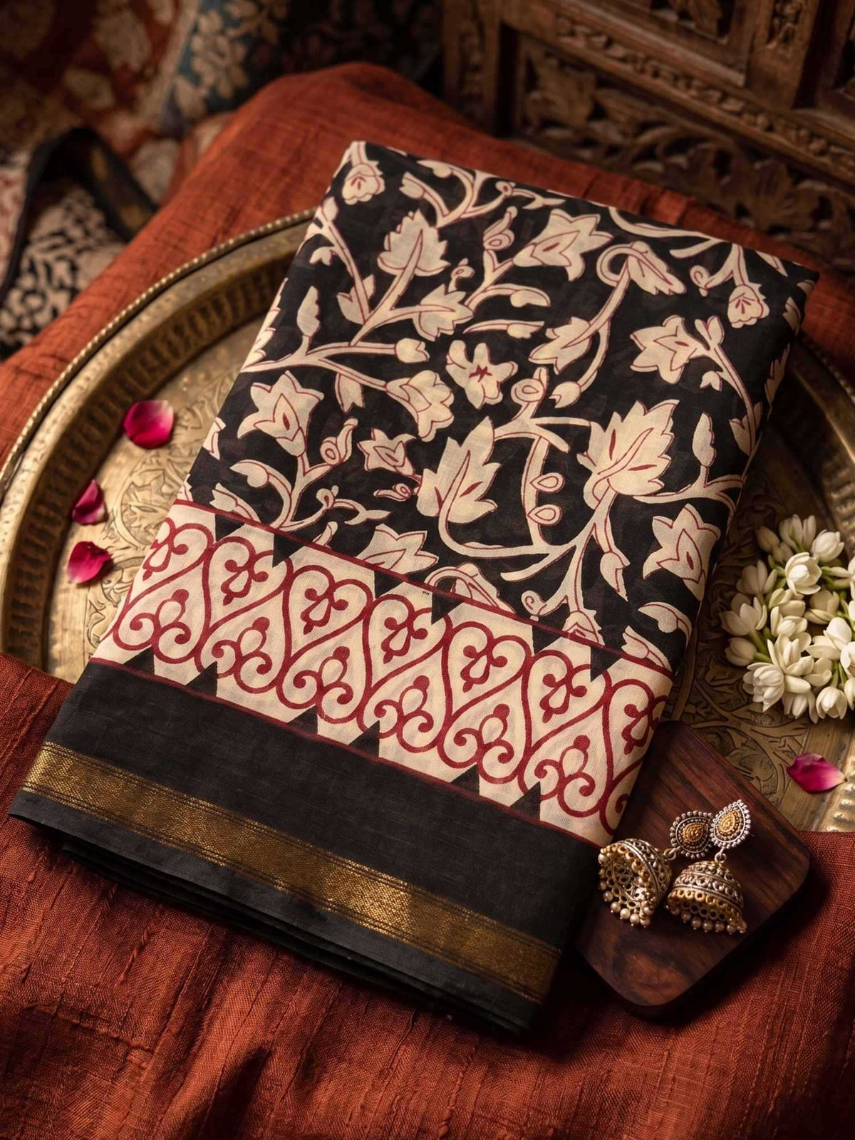 Ashika Cotton Fancy Saree