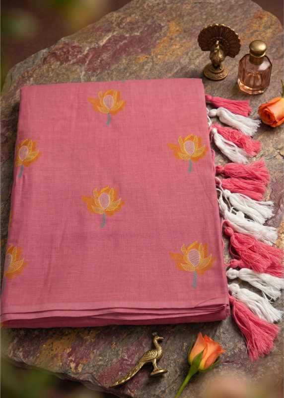 Clour Cotton Designer Saree
